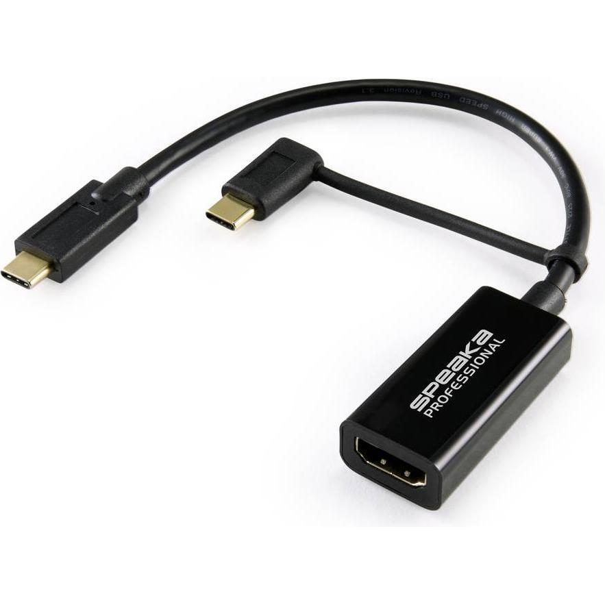 SpeaKa Professional TV, Monitor (0.15 m, HDMI), Video Kabel