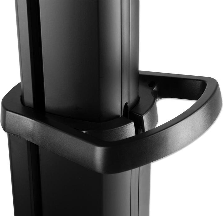 Image du produit Manhattan Support TV multimédia en aluminium sur roulettes avec une capacité de charge extrêmement élevée (120", 140 kg)