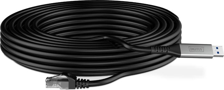Image du produit Digitus Câble USB 3.2 Gen1 - RJ45 Ethernet, 1Gbit/s, 10m (S/FTP, CAT6a, 10 m)
