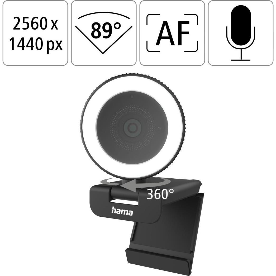 Thumbnail - Hama C-850 Pro (4 Mpx), Webcam, Schwarz