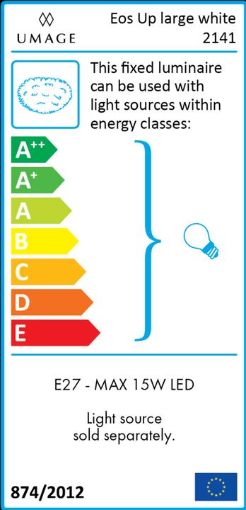 Energie-Label Umage Eos Up