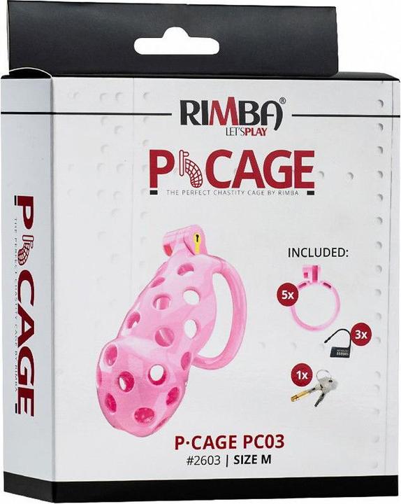 Actual product image Rimba P-Cage penis cage (M)