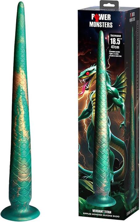 Power Monsters Verdant Titan – Mythischer Dildoschwanz – Mix Color