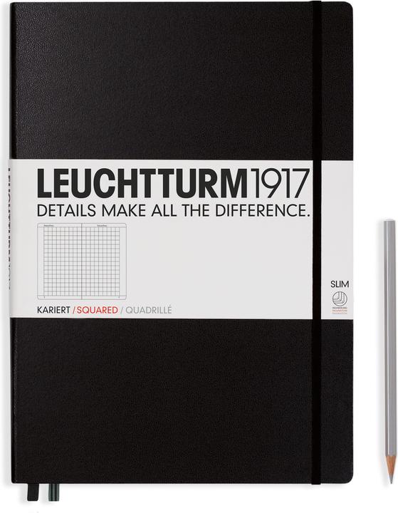 Produktbild Leuchtturm1917 Master Slim, Hardcover (A4, Kariert, Harter Einband)
