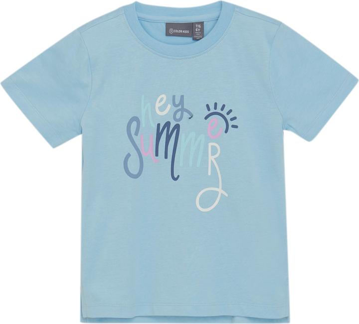 Color Kids Kid's Girl Cotton T-Shirt with Print S/S