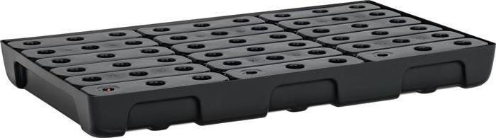 Cemo Auffangwanne 33l L976xB595xH95mm PE m.PE-Rost u.Leckanzeiger