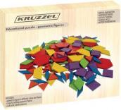 Actual product image Kruzzel Lesson - geometric figures (155 pieces)
