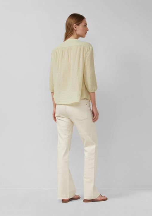 Immagine prodotto s.Oliver Leichte Baumwollbluse mit 3/4-Ärmeln und Struktur (46)