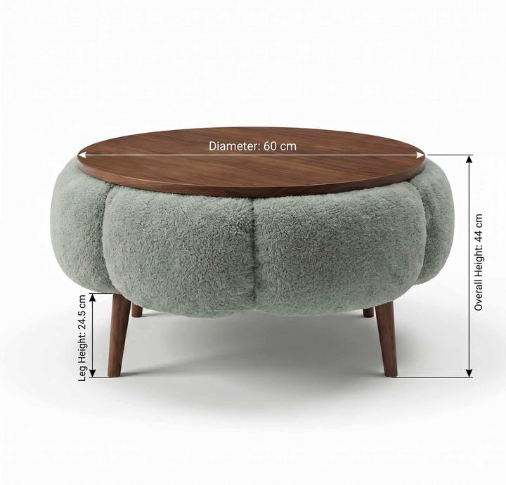 Produktbild Homitis Papatya 60 Coffee Table (60 x 60 x 44 cm)