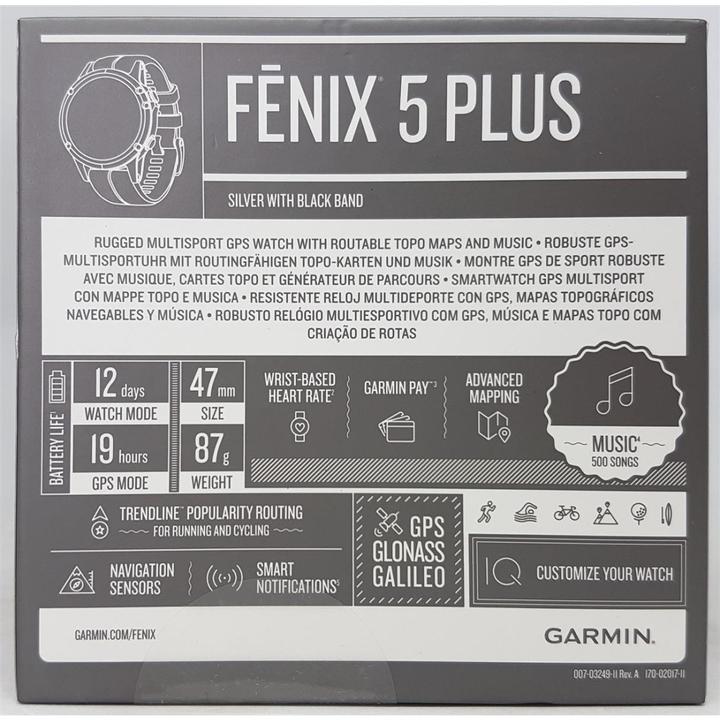 Produktbild Garmin fenix 5 Plus (47 mm)