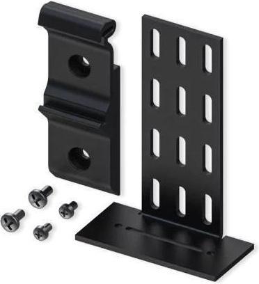 Actual product image Teltonika TSW1 rear panel with DIN rail