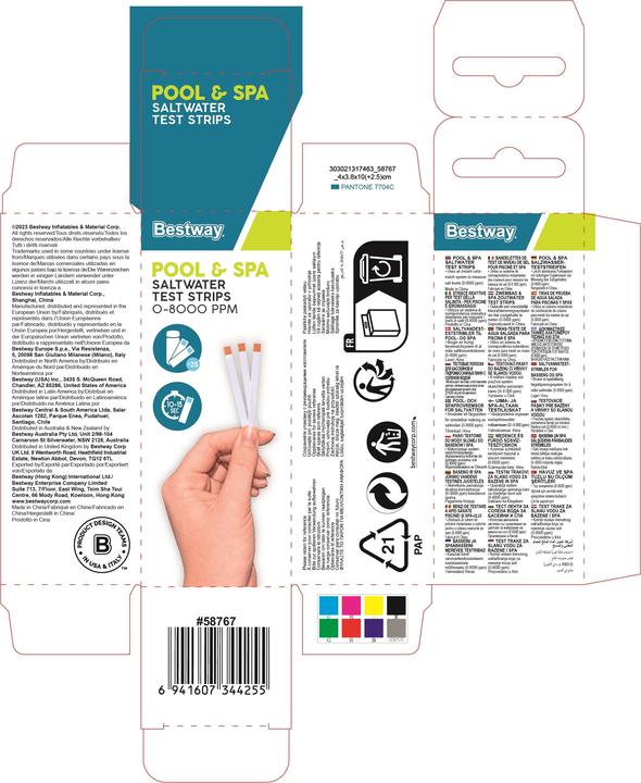 Produktbild Bestway Bestway Boot Streifen Reaktives Chlorsystem Pool und Spa 58142 (29 g)