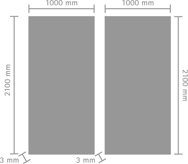 Produktbild Schulte DecoDesign Dekor (Rückwand (2er-Set), 0.03 cm, 210 cm)