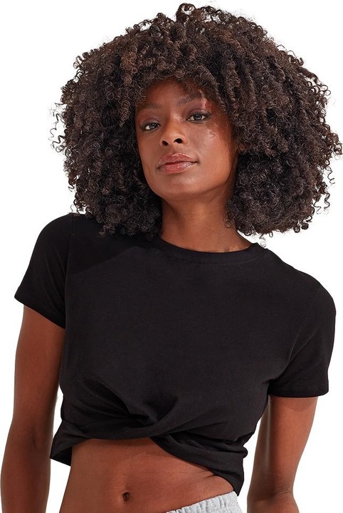 Actual product image Tri Dri Womens/Ladies Twisted Crop Top (34 D)