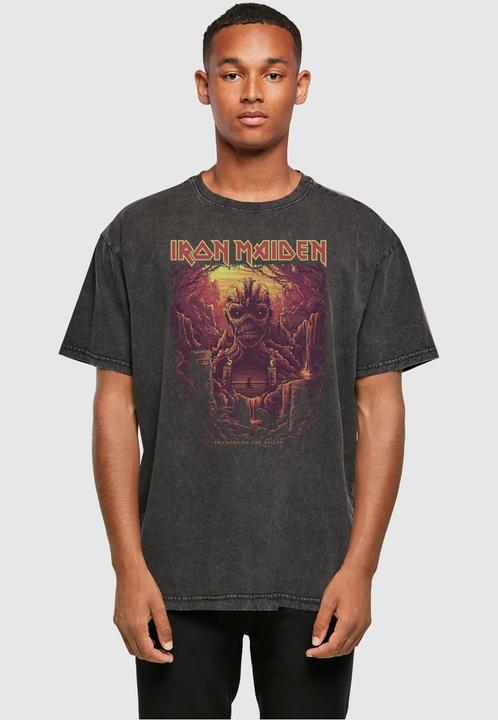 Produktbild Merchcode Iron Maiden - Mummy Acid Washed Heavy Oversized Tee - 114469 (S)