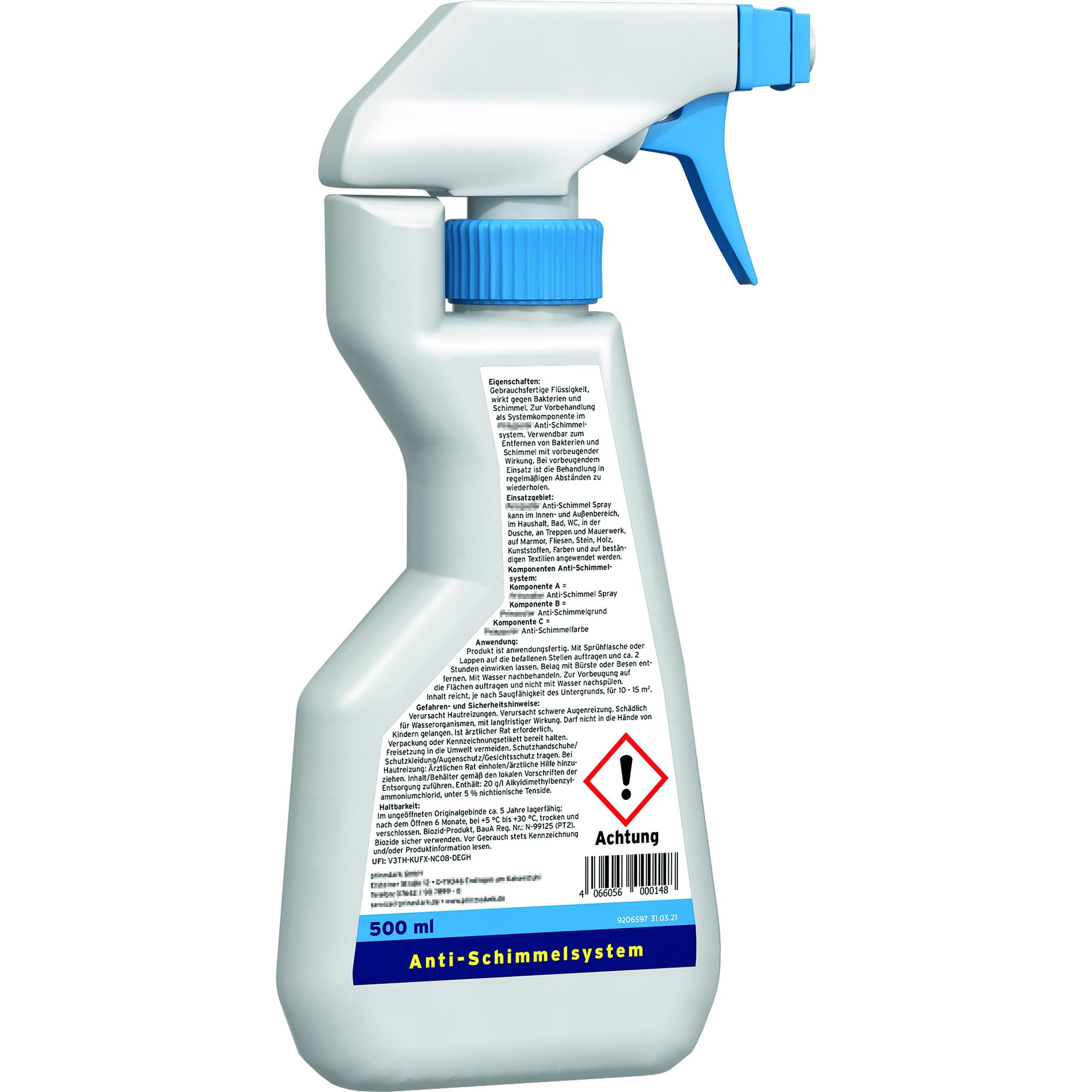 Thumbnail - Plid Anti-Schimmelspray,5L für ca. 15m² / Schimmelentferner Schimmelspray Chlorfrei, Reinigungsmittel, Transparent