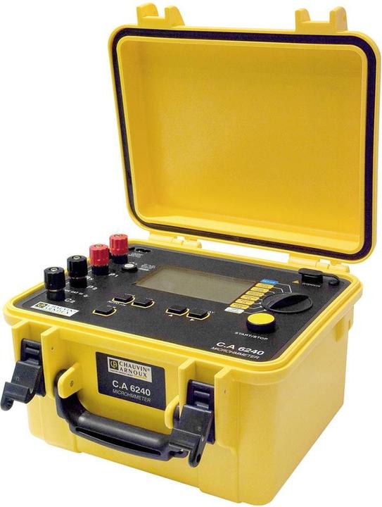 Produktbild Chauvin Arnoux C.A 6240 Microohm-Meter, CAT III 50 V (CAT III)