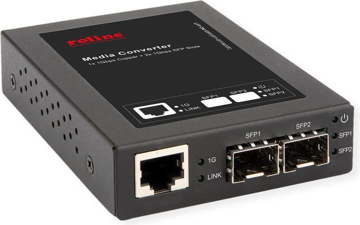 Produktbild Roline Gigabit Konverter, RJ-45 - Mini-GBIC