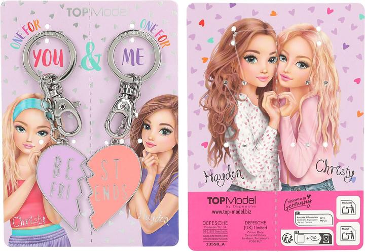 Actual product image Top Model Topmodel - Keyring Set Heart BFF (413558)
