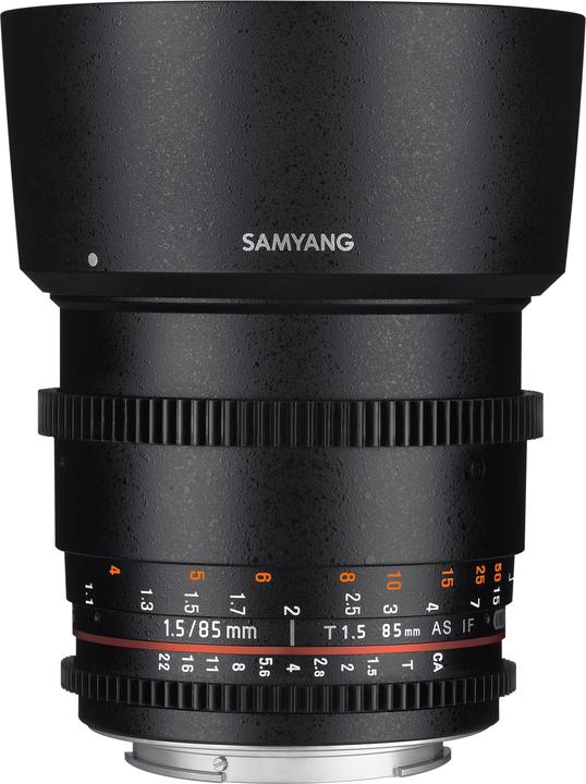 Produktbild Samyang 85mm T1.5 VDSLR II Sony E (Sony E, Vollformat)
