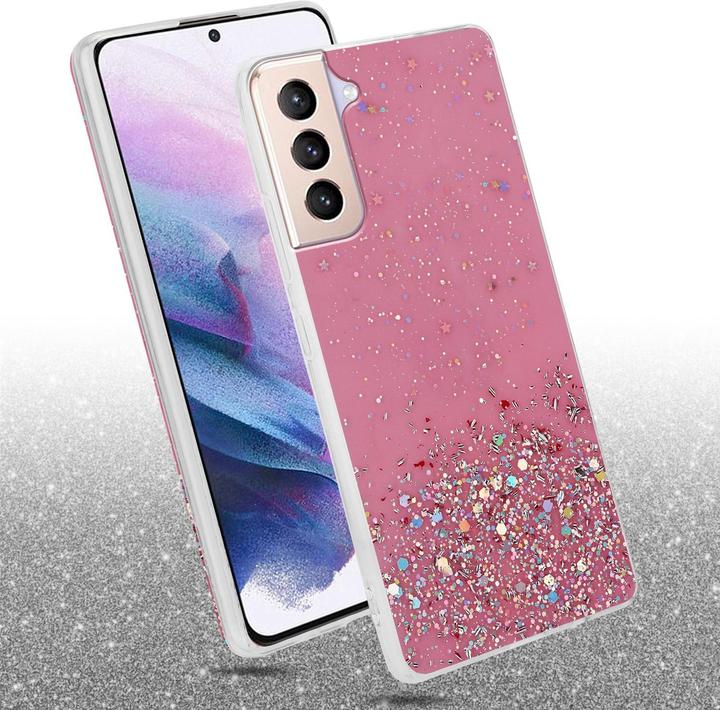 Produktbild Cadorabo TPU Cover funkelnder Glitter (Samsung Galaxy S21+)