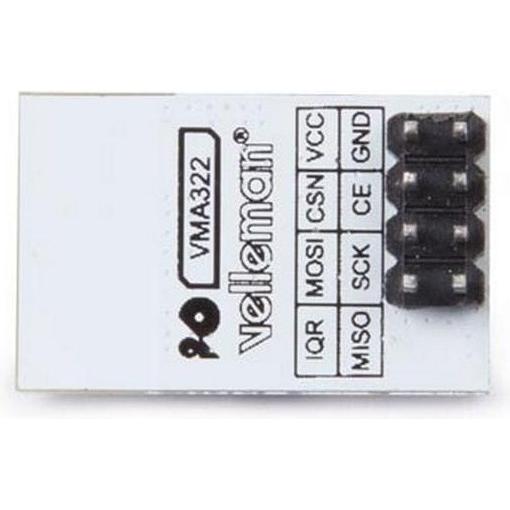 Thumbnail - Whadda Funkmodul NRF24L01 2.4 GHz 2 Stück, Entwicklungsboard Zubehör, Schwarz, Weiss, Gold