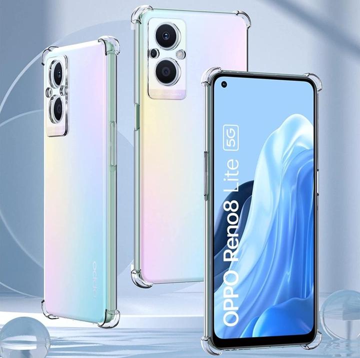 Actual product image Screenguard Crystal Soft Airbag Bumper (Oppo Reno 8 Lite 5G)