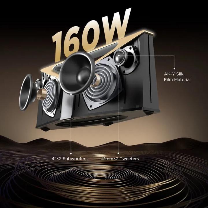 Image du produit Bugani Brief Pro Bluetooth-Lautsprecher black+gold