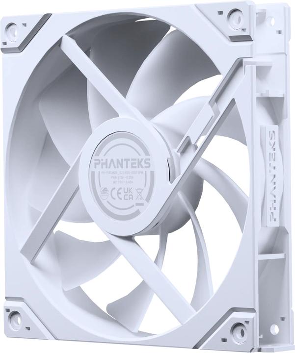 Actual product image Phanteks M25 Gen2 PWM D-RGB fan - Reverse Blade, 140mm, white (140 mm, 1x)