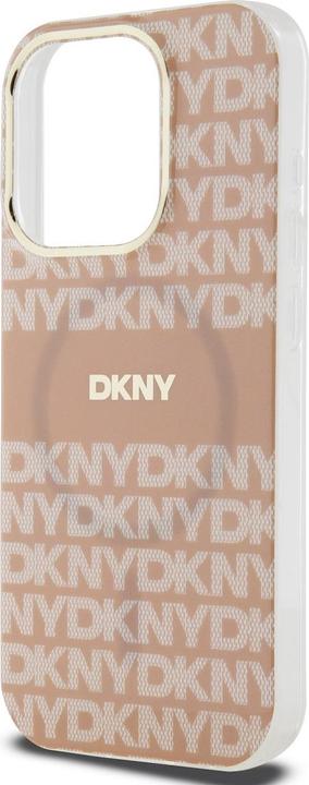 Actual product image DKNY DKHMP14XHRHSEP iPhone 14 Pro Max 6.7" różowy/pink hardcase IML Mono & Stripe MagSafe (Apple iPhone 14 Pro Max)