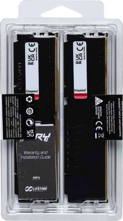 Image du produit Kingston Fury Beast (2 x 16GB, 5200 MHz, RAM DDR5, DIMM)