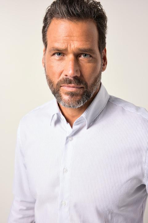 Immagine prodotto JP1880 JP 1880 Business-Streifenhemd, Langarm, EasyCare, Kentkragen, Modern Fit (XXL)