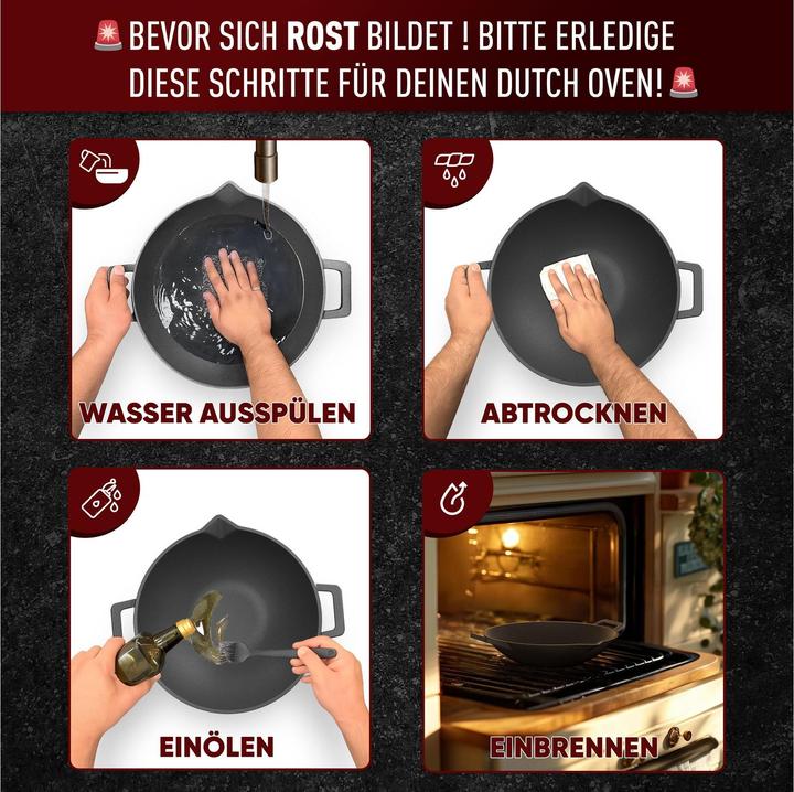 Actual product image Gusskönig Wok (Cast iron, 36 x 10 cm)