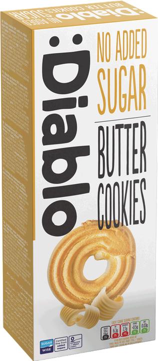 Diablo No Added Sugar Butter Cookies (135 g)