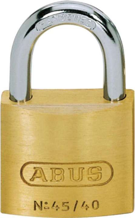 Produktbild Abus Vorhängeschloss Messing Serie 45/40. verschiedenschliessend