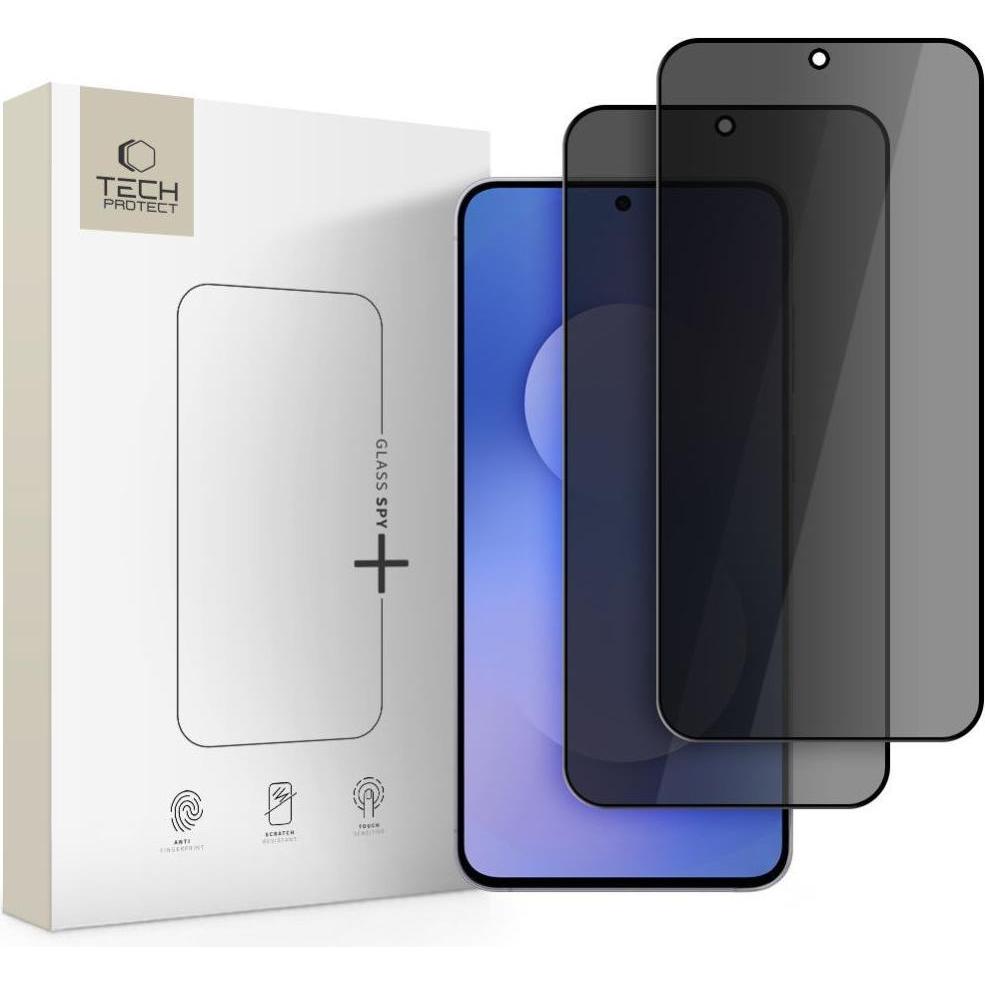 Tech-Protect GLASS SPY+ PRIVATGLAS 2-PAKET GALAXY A37 / A57 5G / S25 FE PRIVATSPHERE (2 Stk., Samsung Galaxy S25 FE) (66500966)