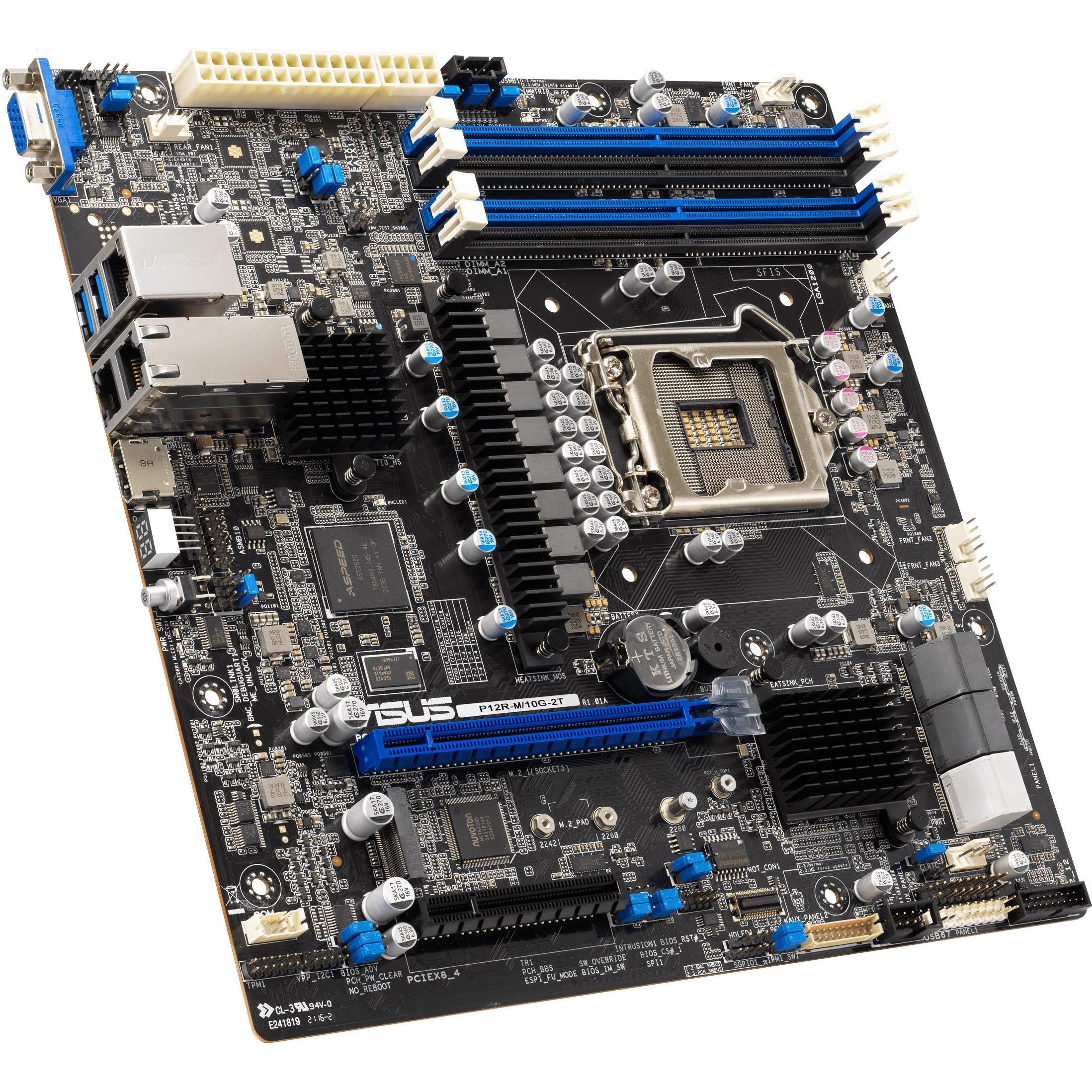 ASUS Server P12R-M/10G-2T (LGA 1200, Intel C252, mATX), Mainboard