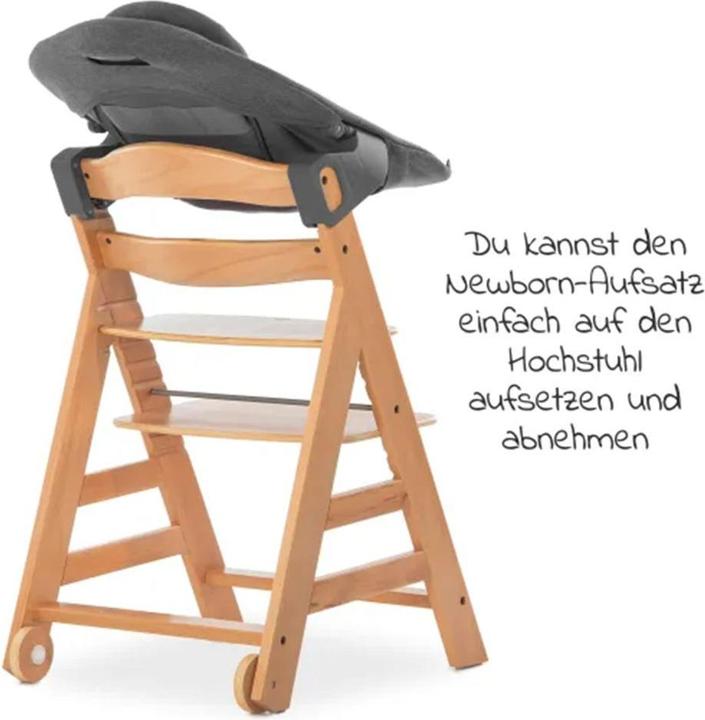 Image du produit Hauck Chaises hautes Alpha Move Nature 5-pièces Newborn Set - Chaise haute + 2in1 (Chaise haute)