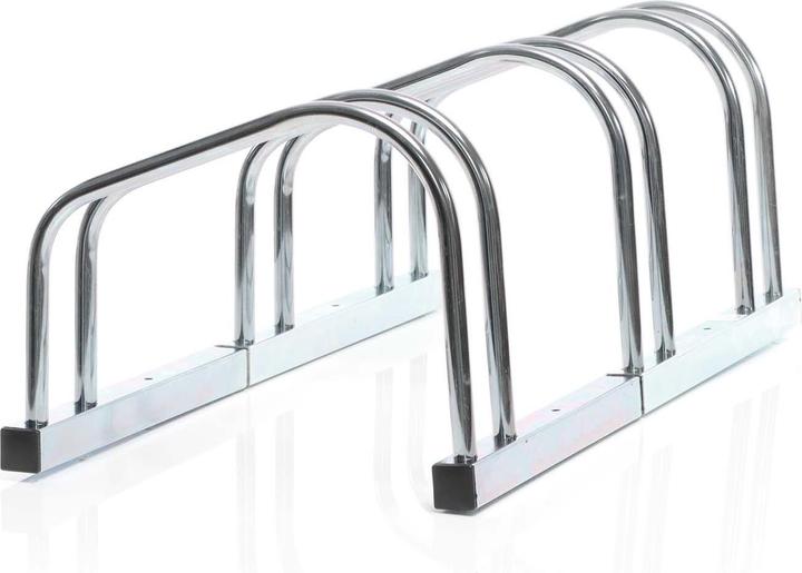 Actual product image Toboli Bicycle Stand for 3 Bikes Multiple Rack Made of Galvanised Steel for Indoor and Outdoor