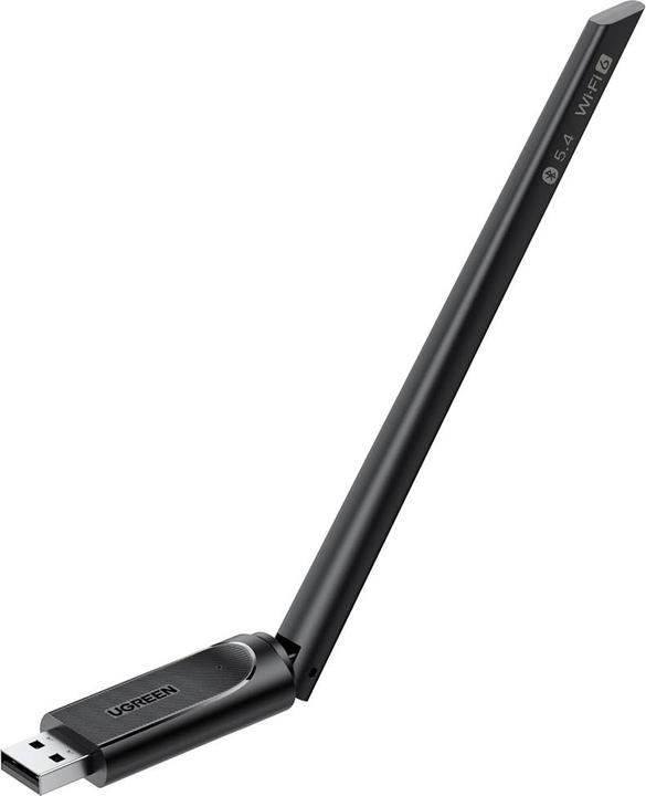 Ugreen Adapter CM878 bezprzewodowy WiFi 6 z Bluetooth 5.4 - czarny (Transmitter & Receiver)