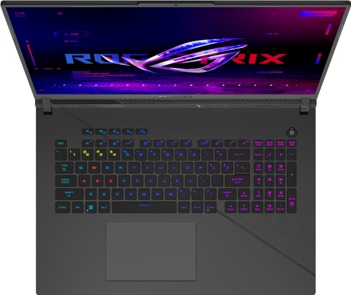 Actual product image ASUS ROG Strix G18 RTX 4070 (18", Intel Core i9-14900HX, 32 GB, 1000 GB, DE)