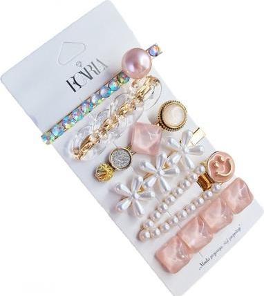 Ecarla Set di 6 fermagli iridescenti (6 pz.)