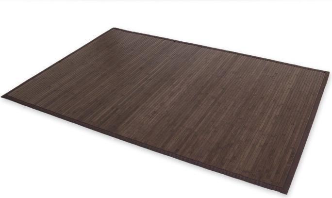 Produktbild Greendeco Bambusmatte Bambusteppich Teppich Bambus 200x200 dunkel (200 x 200 cm)