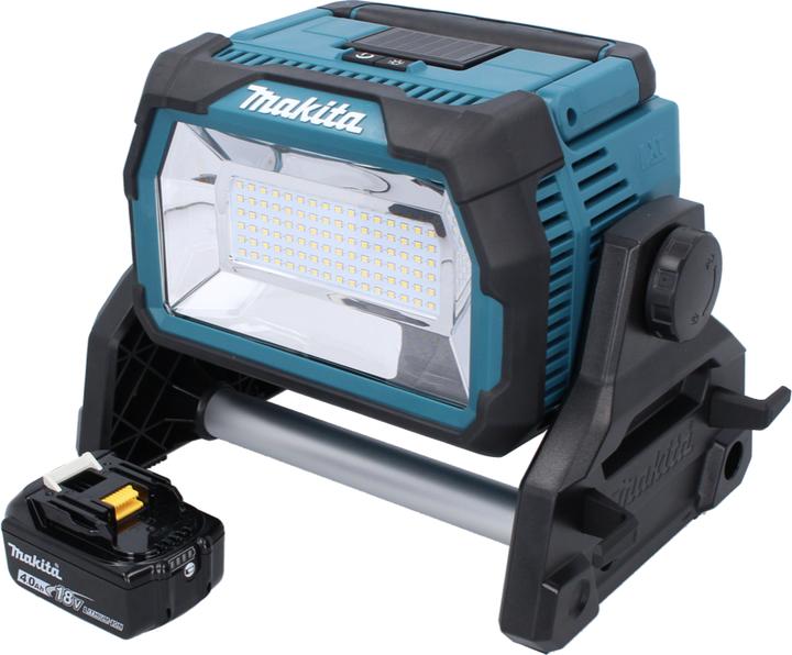 Produktbild Makita DML 809 M1 Akku LED Baustrahler 18 V 10000 lm + 1x Akku 4,0 Ah - ohne Ladegerät (10000 lm)