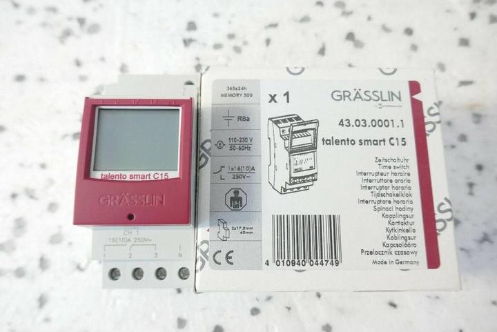 Produktbild Grässlin Timer Talento smart C15