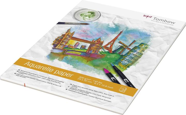Produktbild Tombow Aquarellblock 24 x 32 cm 24 x 33 cm (24 x 33 cm, Blanko)