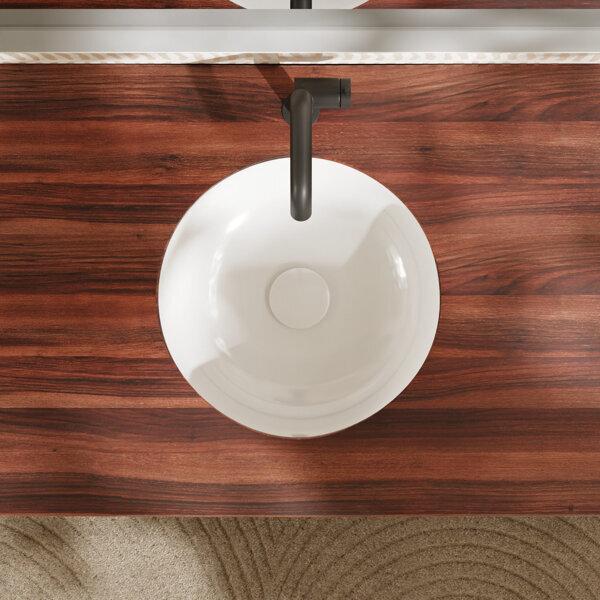 Produktbild hansgrohe Xuniva S Unterbauwaschtisch, Smart Clean, mit Überlauf, ohne Hahnloch, 400x400mm, weiss (425 mm)
