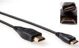 Produktbild 2m HDMI A/C 2m HDMI Type A (Standard) HDMI Type A (Standard) Schwarz HDMI-Kabel (2 m, HDMI)
