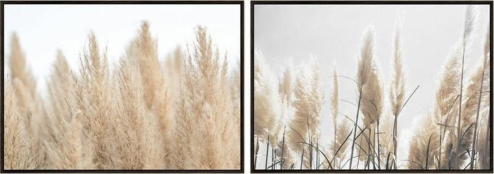 DKD Home Decor Painting 123 x 4,5 x 83 cm 83 x 4,5 x 122,5 cm Brush Cottage (2 Units) (123 x 83 cm)