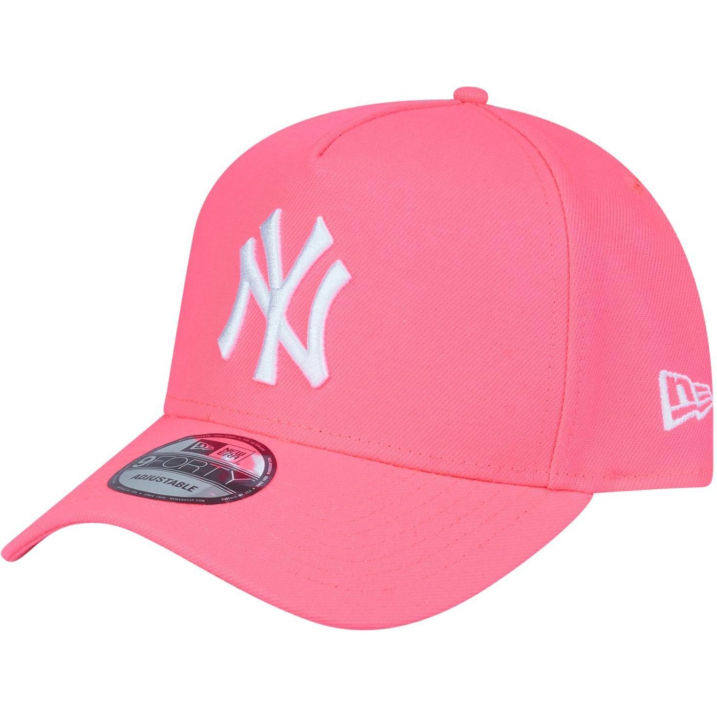 New Era, Herren, Cap, 9Forty Snapback Trucker Cap - New York Yankees pink, Pink